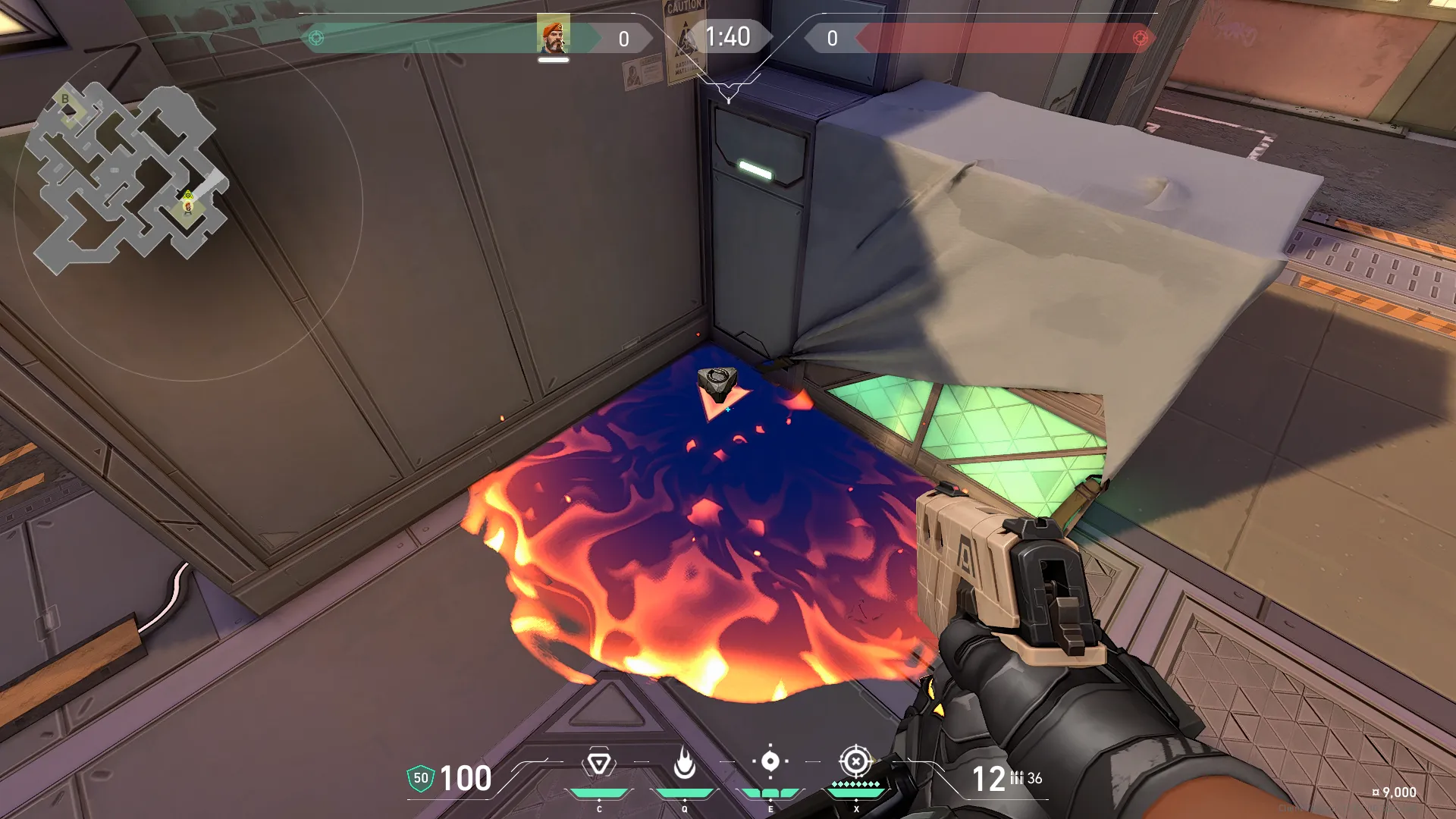 Brimstone Incendiary on Sunset Defense Site A — step 3 of 3: Result