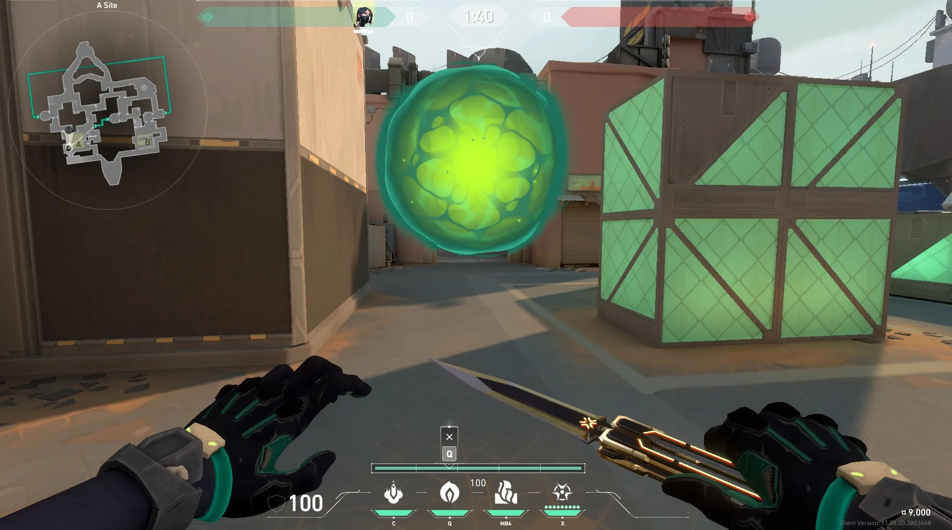 Viper Poison Cloud on Bind Defense Site A — step 4 of 4: Result