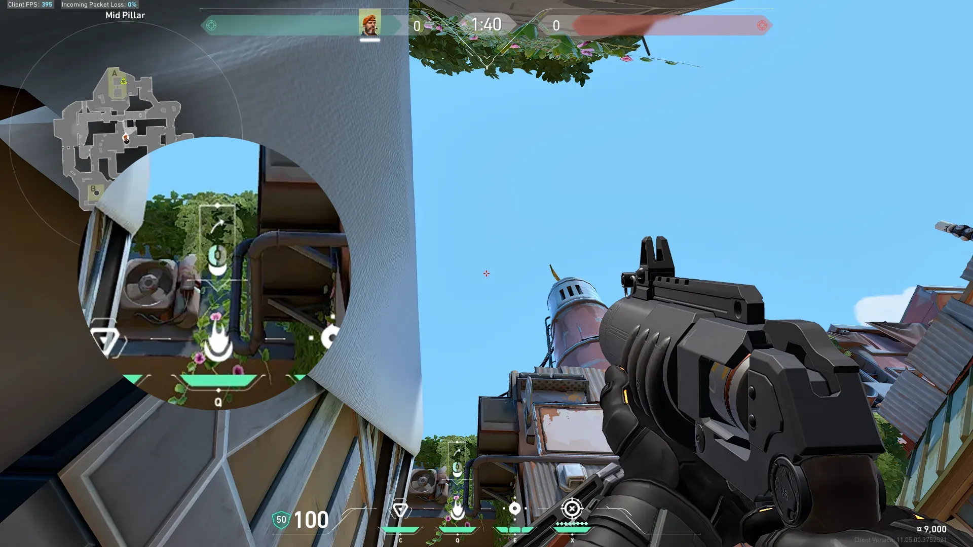 Brimstone Incendiary on Breeze Attack Site A — step 2 of 3: Aim — line up the shot