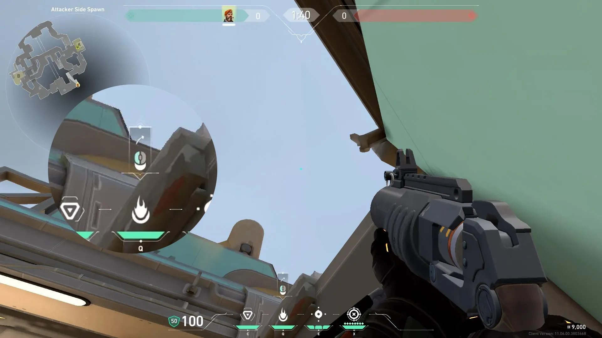 Brimstone Incendiary on Fracture Attack Site A — step 2 of 3: Aim — line up the shot