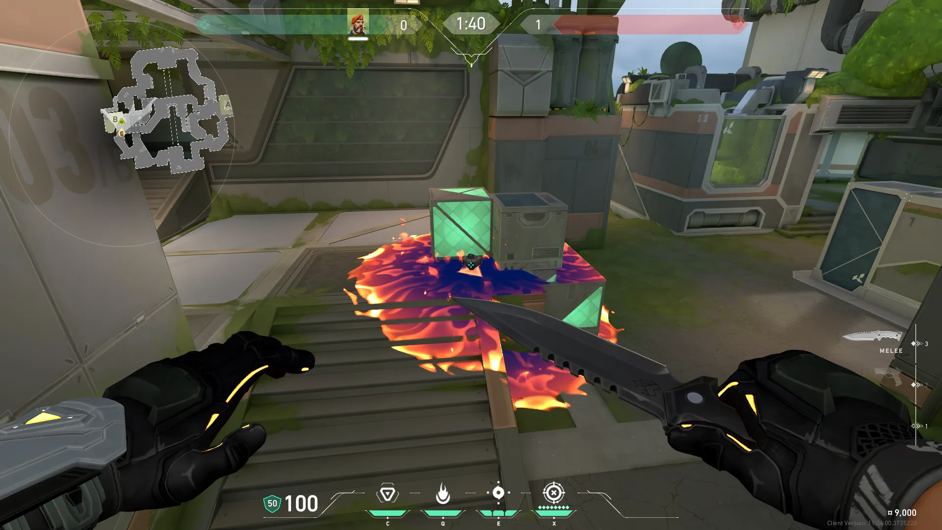 Brimstone Incendiary on Fracture Attack Site B — step 3 of 3: Result