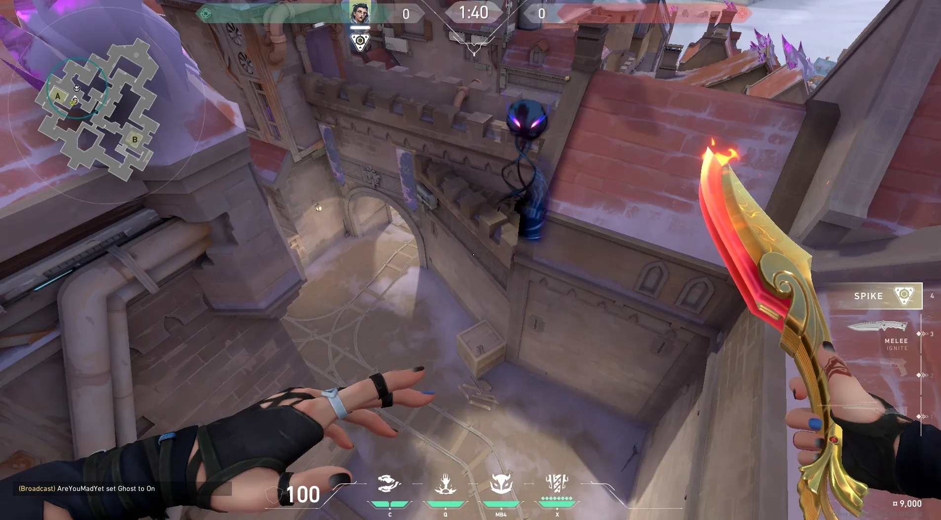 Fade Haunt on Corrode Attack Site A — step 5 of 5: Result