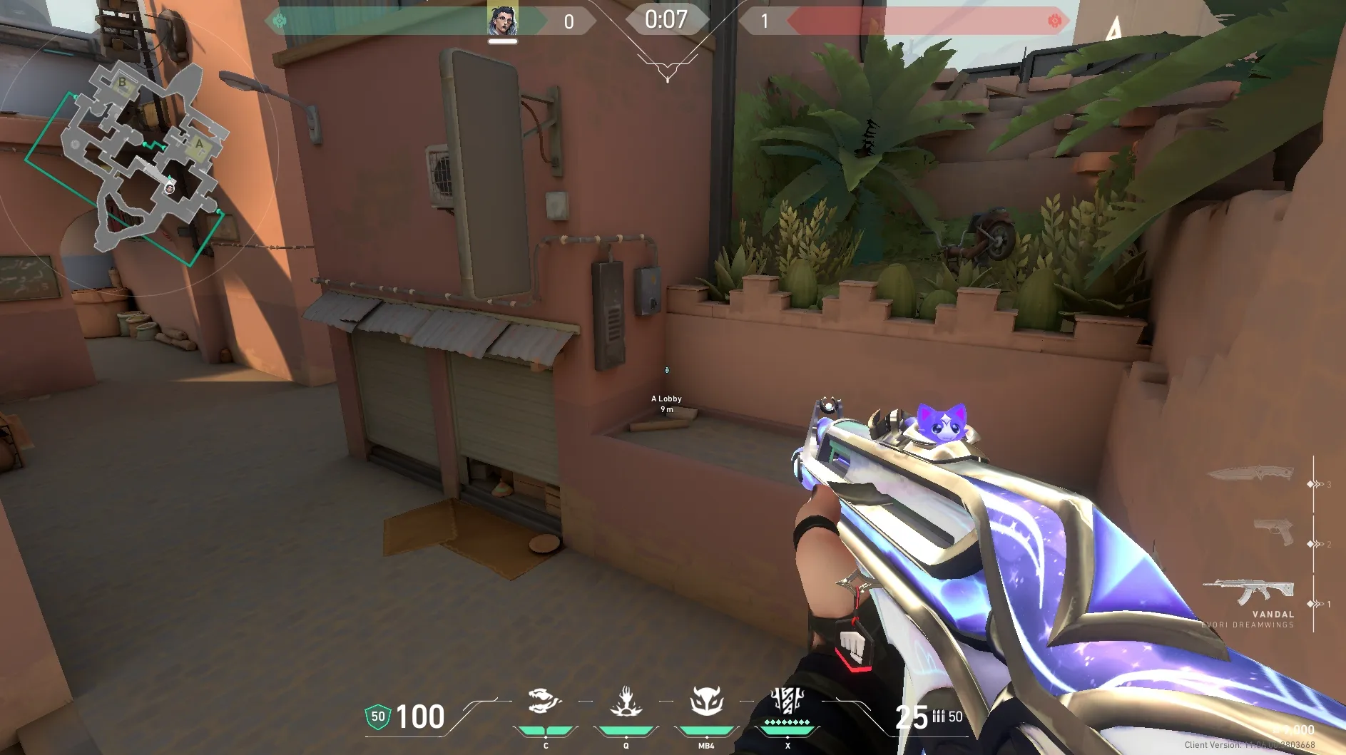 A Lobby to A Site (attack) #1 — Fade lineup on Bind