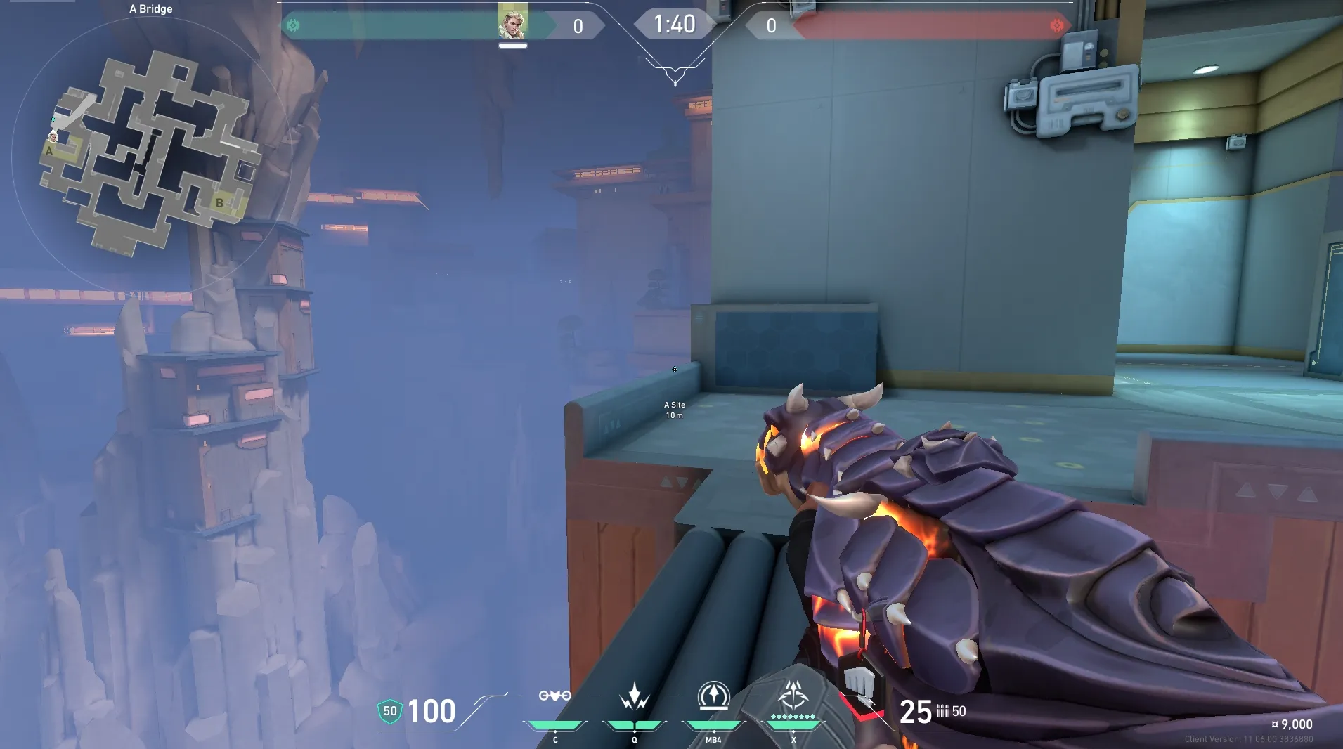 A Site to A Lobby (defence) #2 — Sova lineup on Abyss