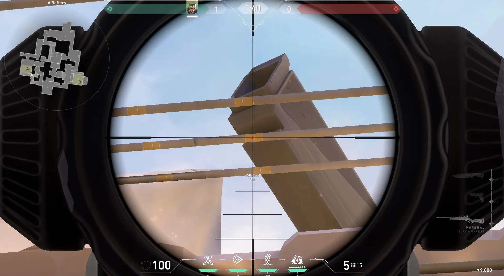 Waylay Saturate on Ascent Defense Site A — step 3 of 4: Aim — line up the shot