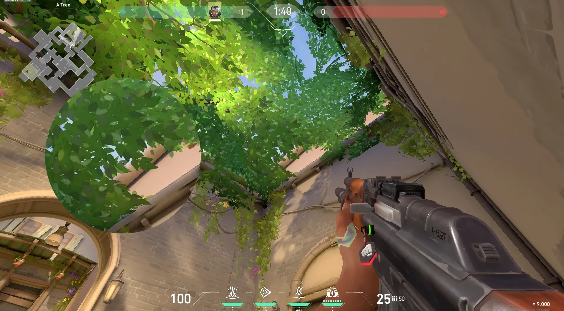 Waylay Saturate on Ascent Defense Site A — step 2 of 4: Aim — line up the shot