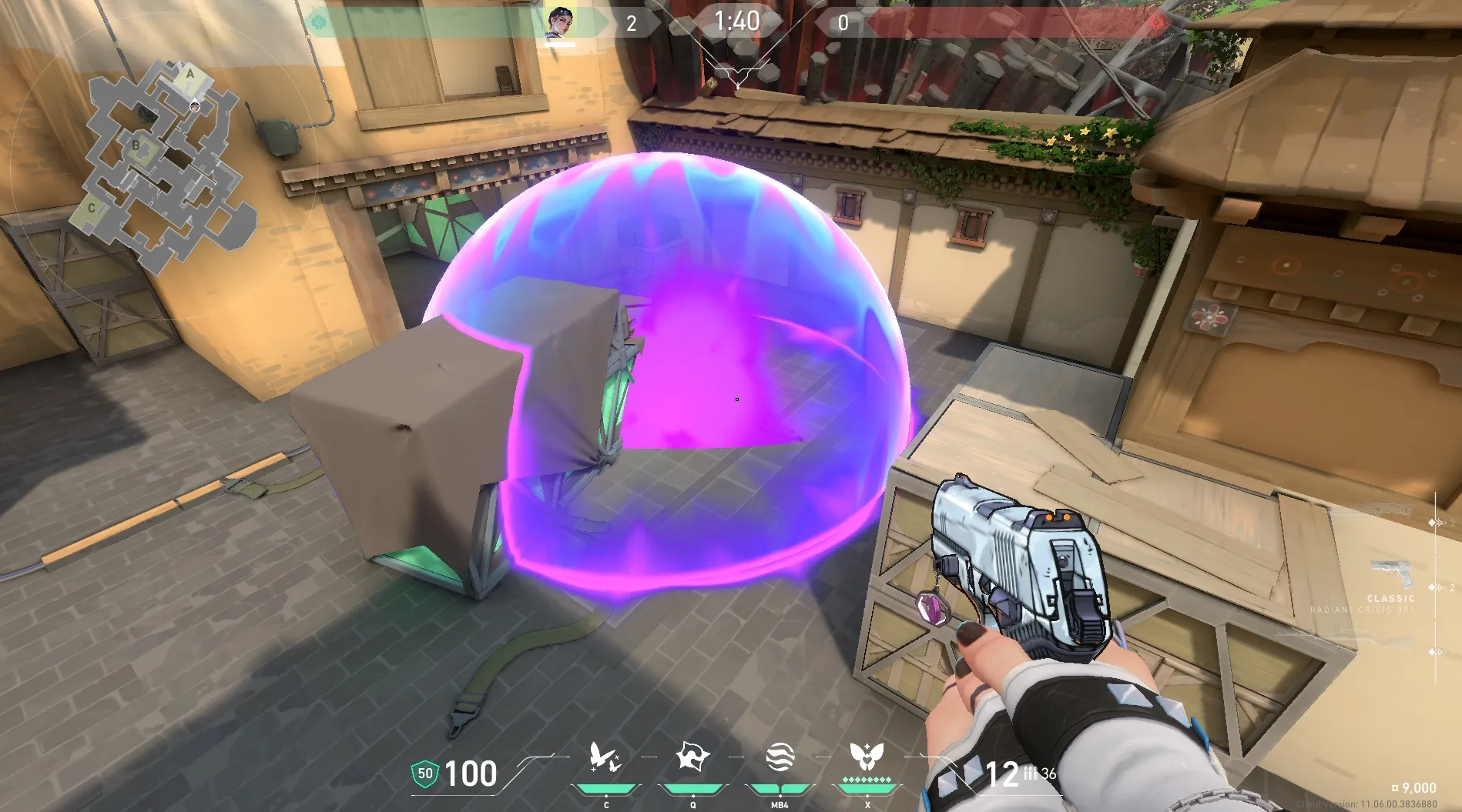 Clove Meddle on Haven Defense Site A — step 5 of 5: Result