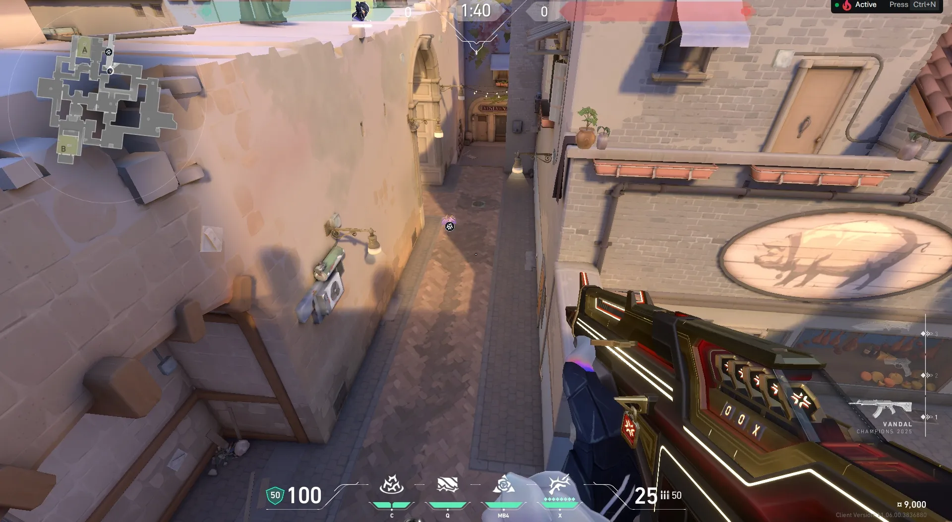 Vyse Razorvine on Ascent Defense Site A — step 4 of 5: Aim — line up the shot