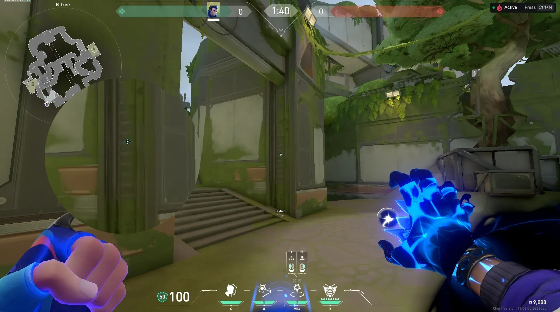 Yoru Gatecrash on Fracture Attack Mid — step 2 of 3: Aim — line up the shot