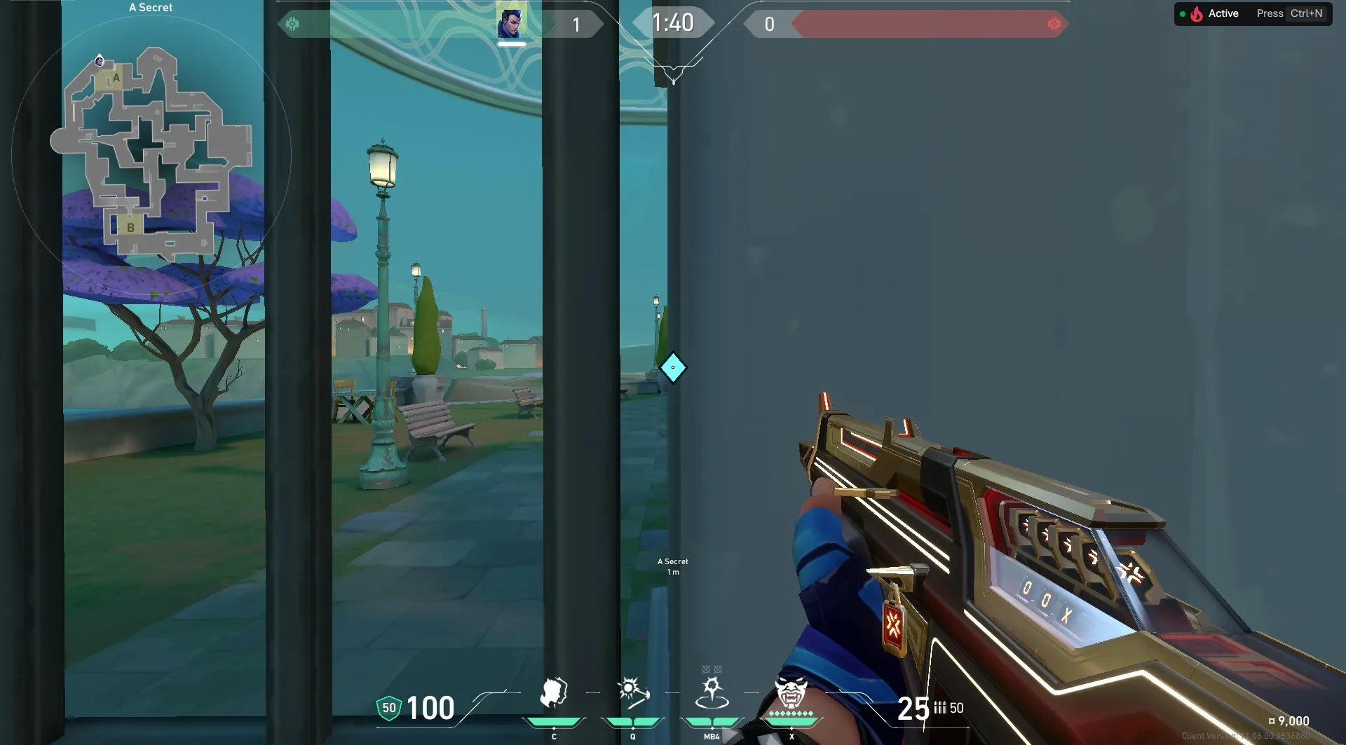 Yoru Gatecrash on Pearl Defense Site A — step 2 of 5: Aim — line up the shot