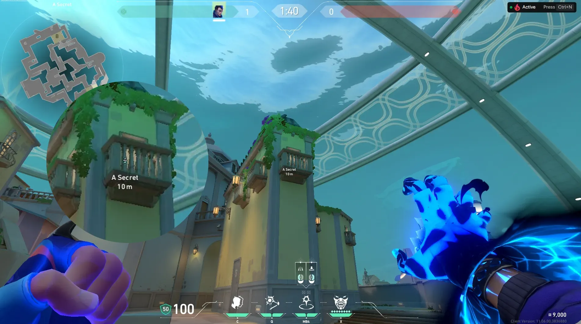 Yoru Gatecrash on Pearl Defense Site A — step 3 of 5: Aim — line up the shot