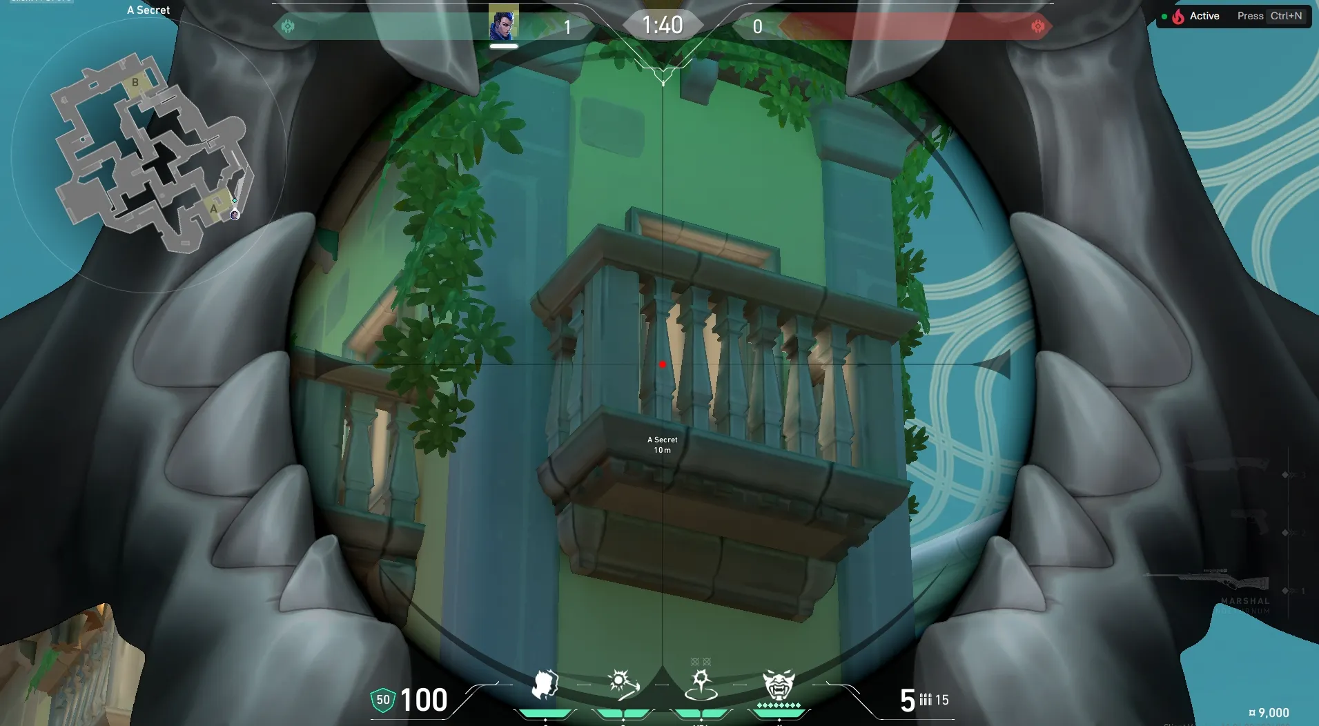 Yoru Gatecrash on Pearl Defense Site A — step 4 of 5: Aim — line up the shot