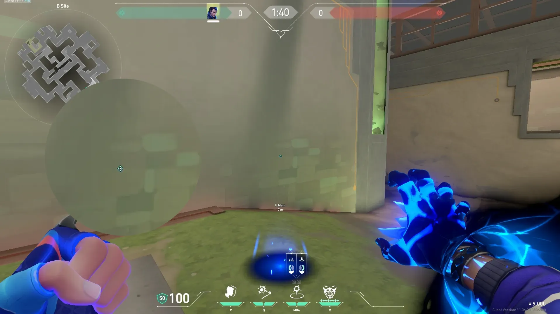 Yoru Gatecrash on Abyss Defense Site B — step 2 of 4: Aim — line up the shot