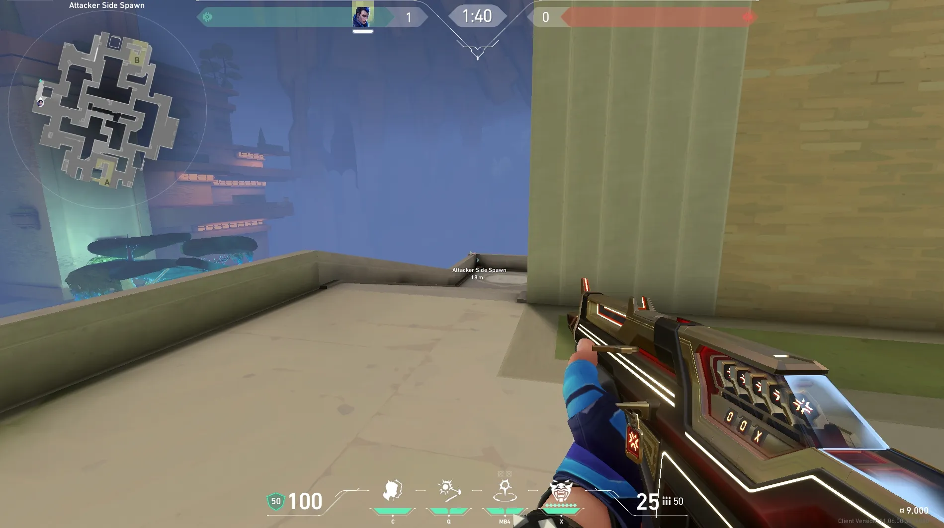 Attacker Spawn to A Lobby — Yoru lineup on Abyss