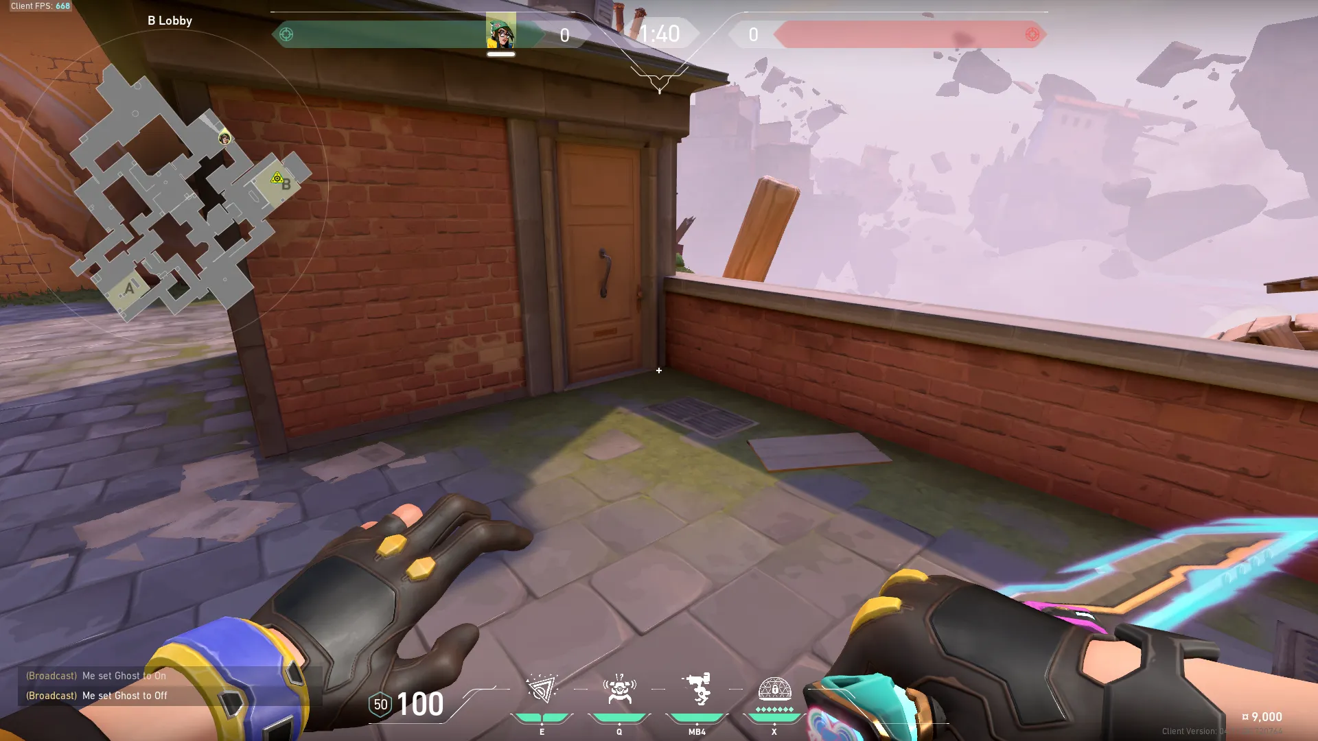 B Lobby to B Default — Killjoy lineup on Ascent