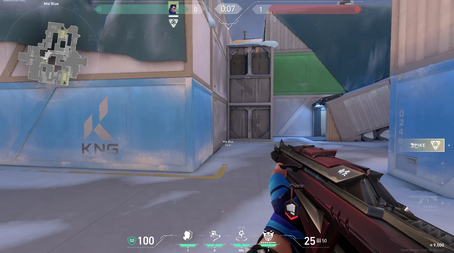 Mid Blue to A Backsite #3 — Yoru lineup on Icebox
