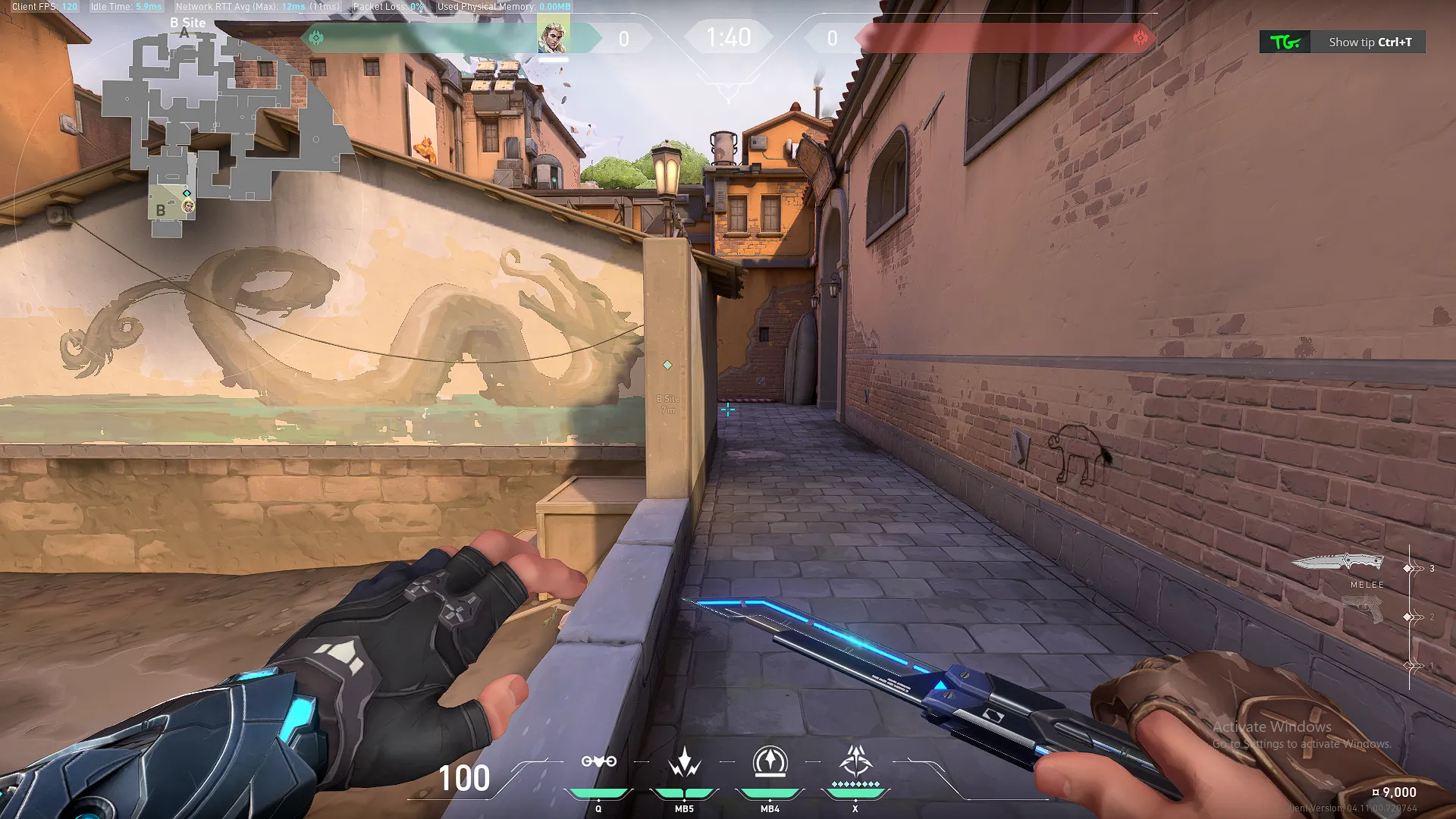 B Lobby Recon for B Main Wallbang — Sova lineup on Ascent