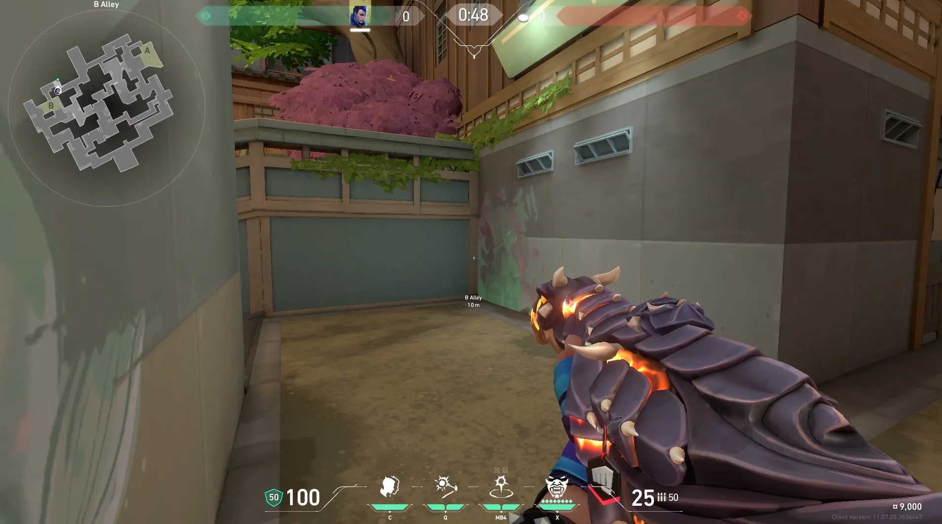 B Alley to Backsite B — Yoru lineup on Split