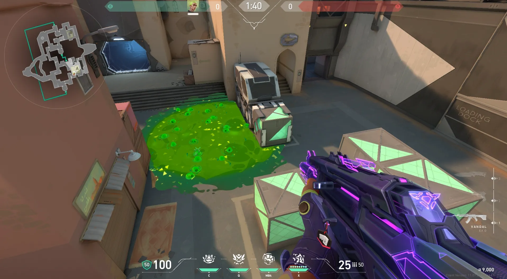 Gekko Mosh Pit on Bind Attack Site A — step 4 of 4: Result