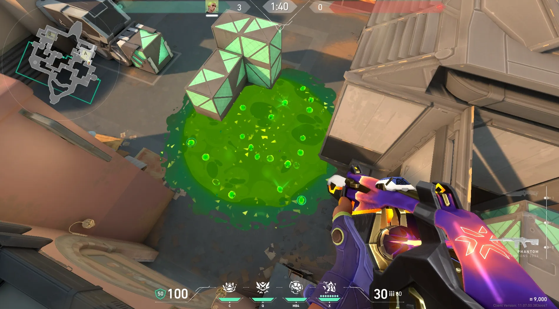 Gekko Mosh Pit on Bind Defense Site A — step 3 of 3: Result