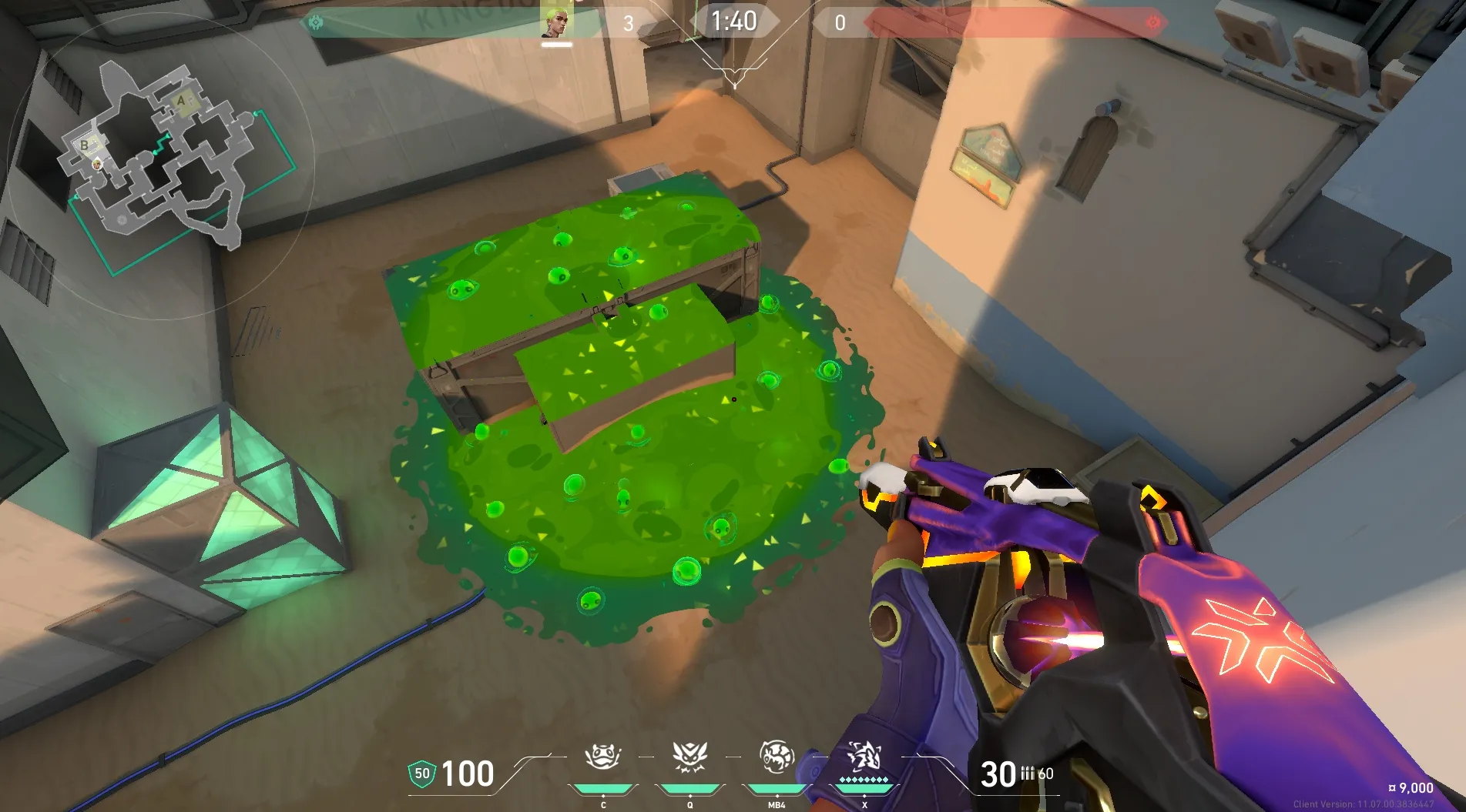 Gekko Mosh Pit on Bind Attack Site B — step 4 of 4: Result