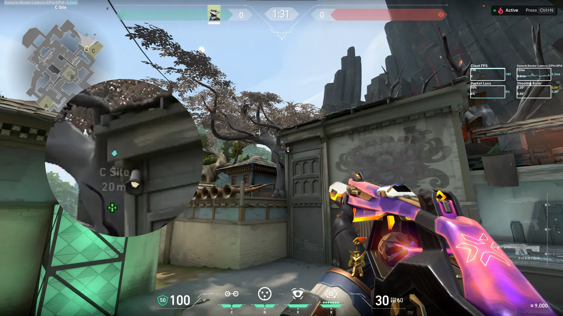 Cypher Spycam on Haven Defense Site C — step 3 of 3: Result