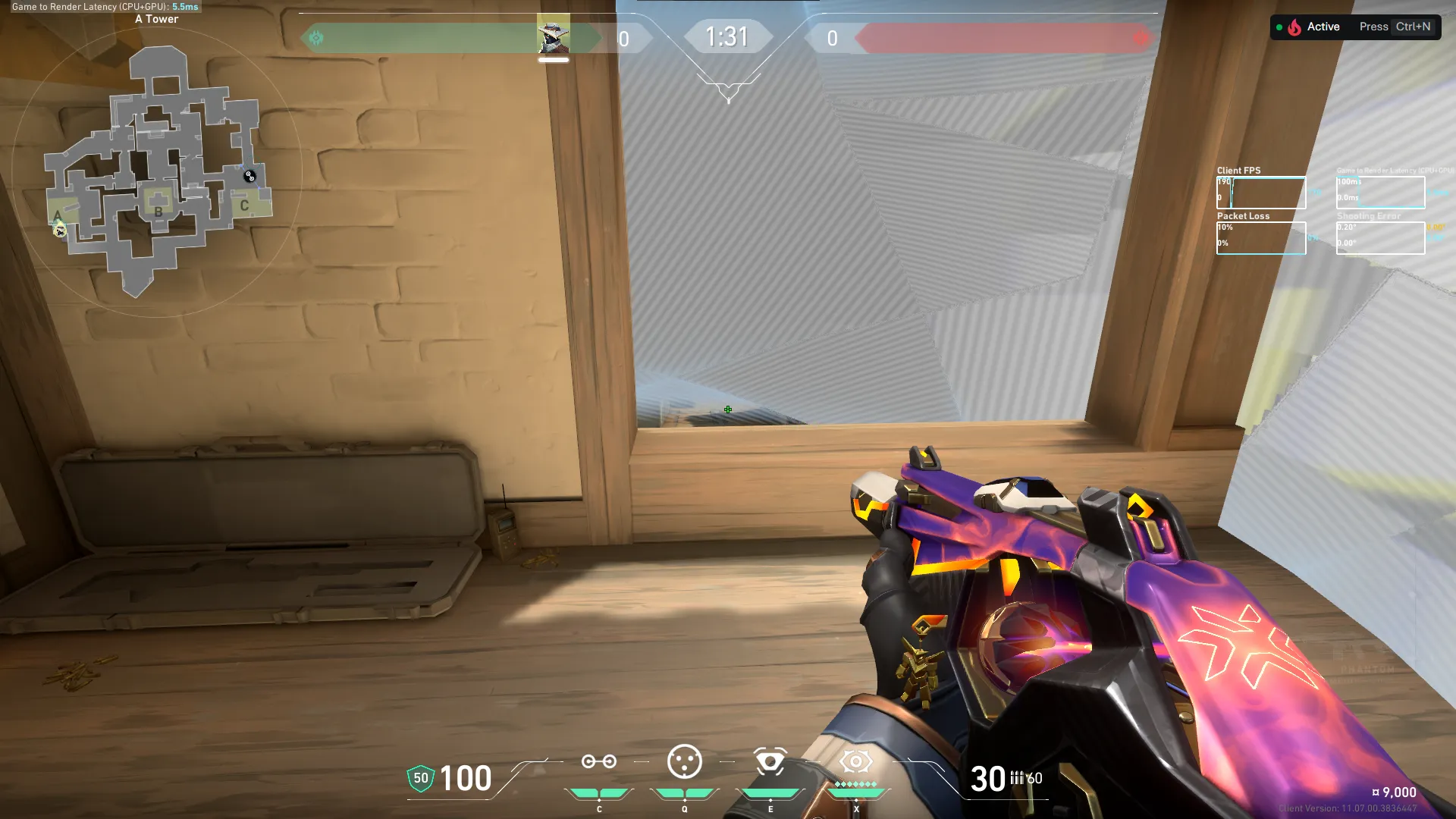 Cypher Cyber Cage on Haven Defense Site A — step 2 of 8: Aim — line up the shot