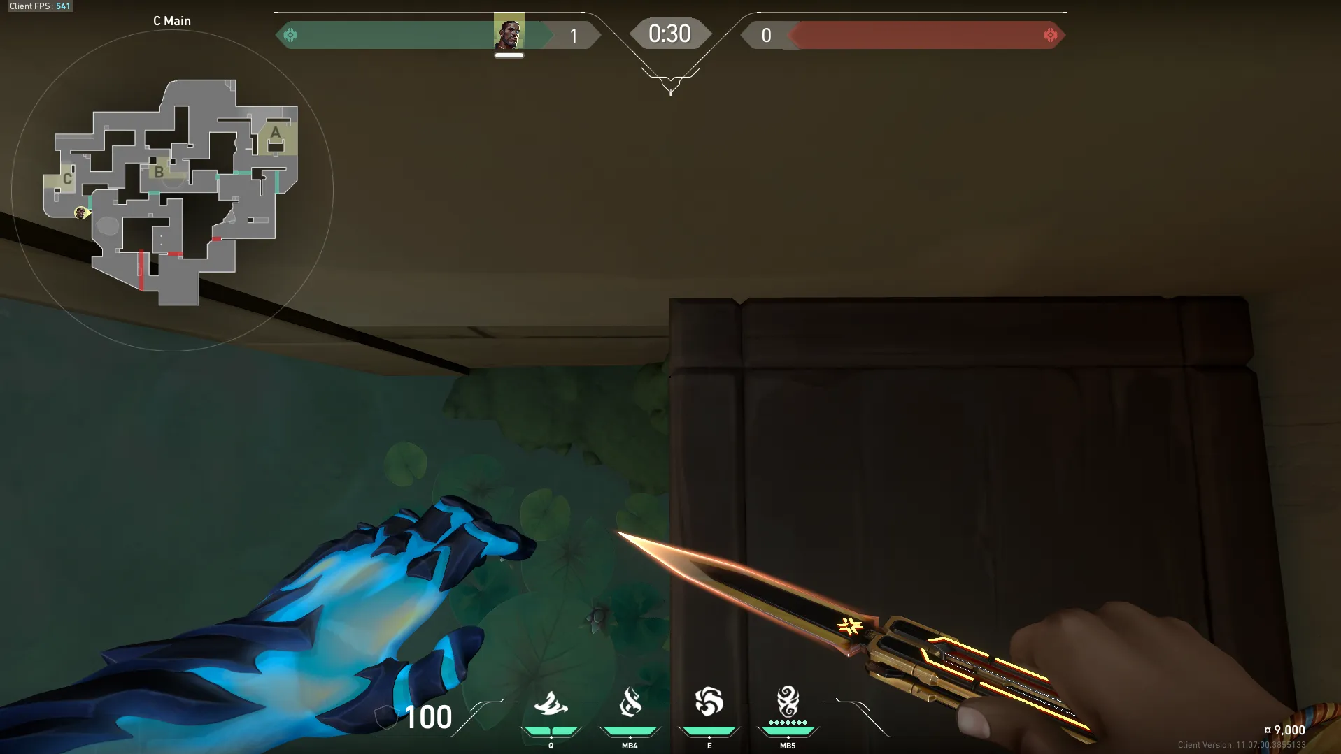 Veto Chokehold on Lotus Defense Site C — step 2 of 5: Aim — line up the shot