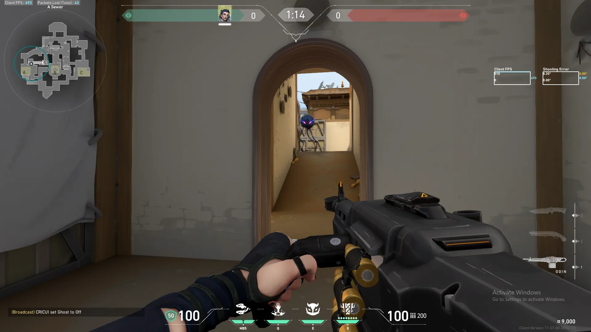 A Link to A Short Wallbang Lineup — Fade lineup on Haven