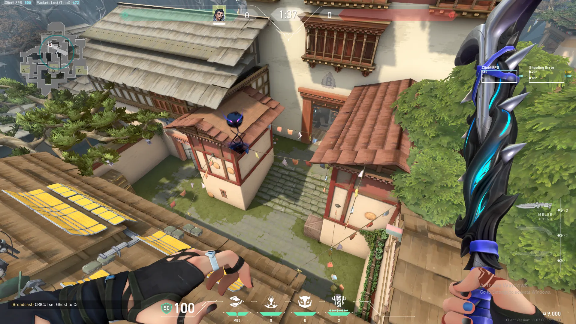 God Tier mid Fight Haunt From A Garden — Fade lineup on Haven