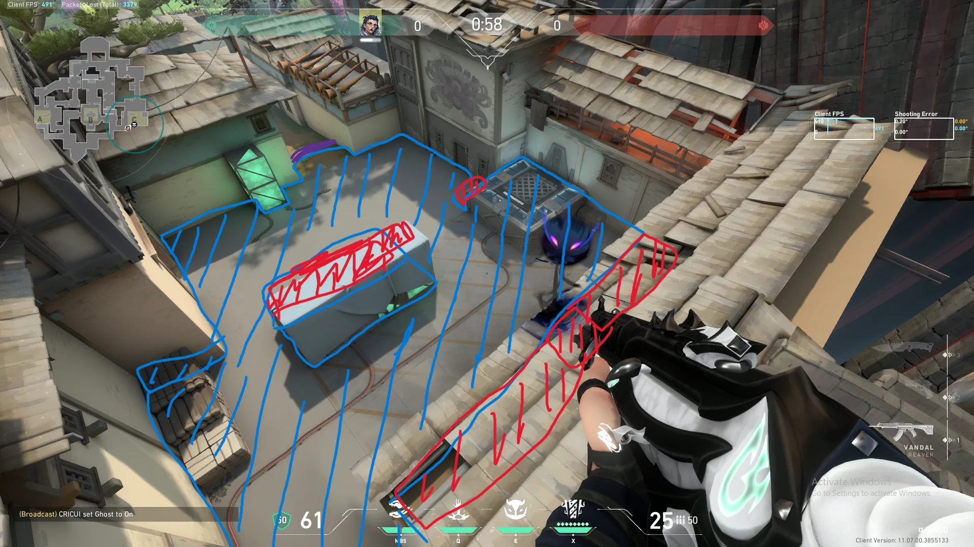 Easy C Retake Eye From C Link — Fade lineup on Haven