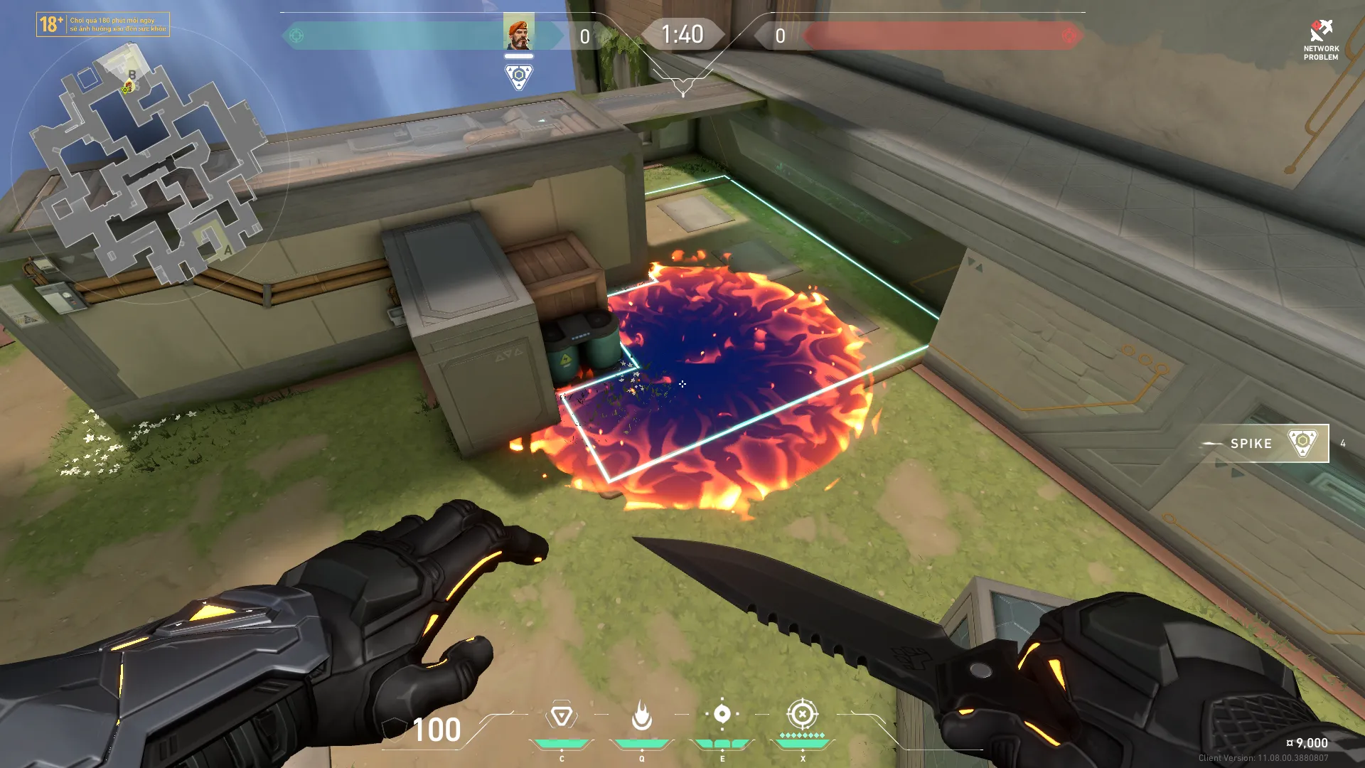 Brimstone Incendiary on Abyss Attack Site B — step 3 of 3: Result