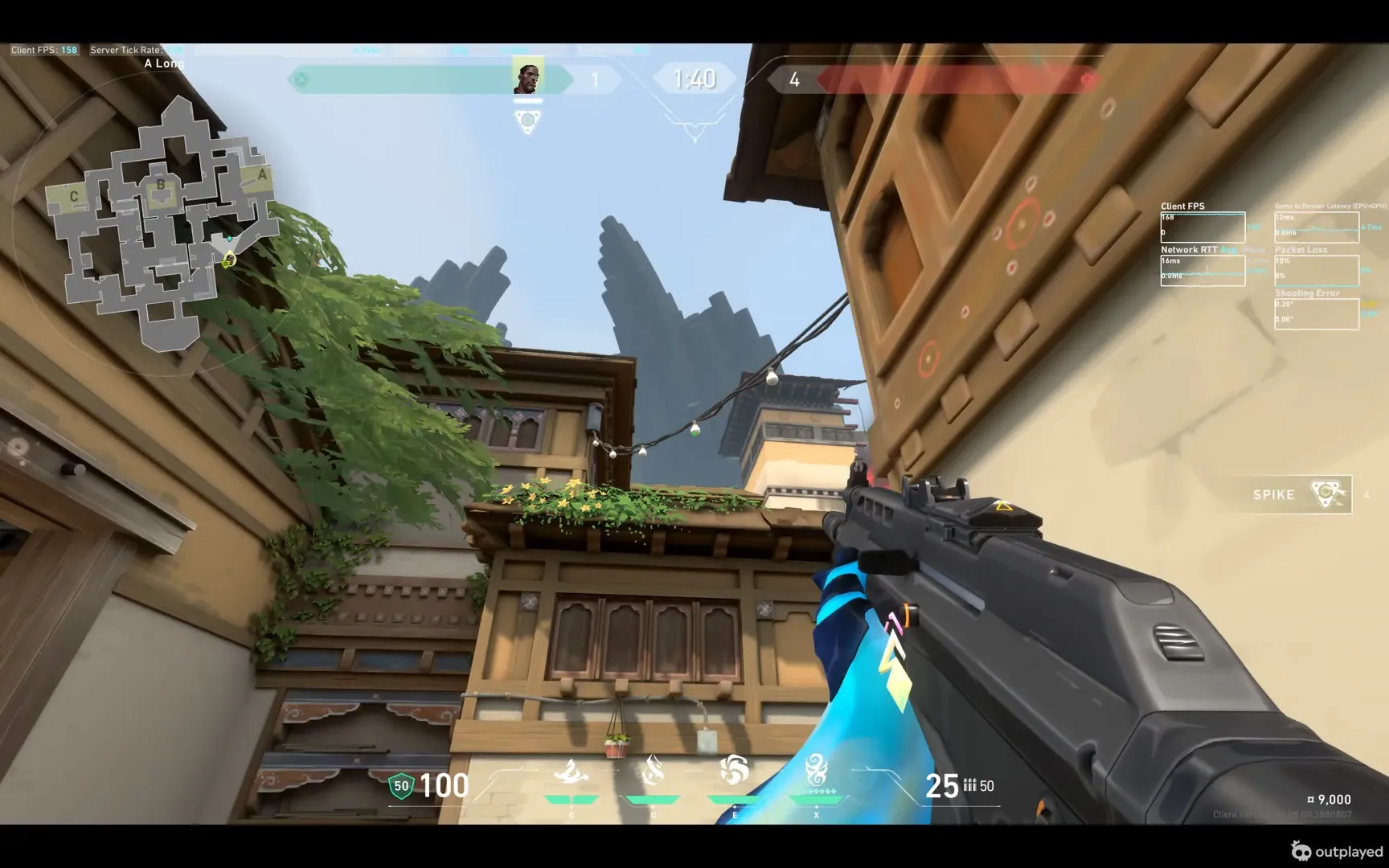 Veto Chokehold on Haven Attack Site A — step 2 of 3: Aim — line up the shot