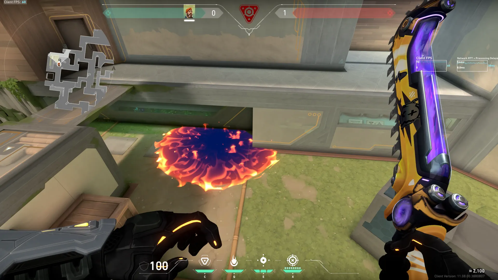 Brimstone Incendiary on Abyss Attack Site B — step 3 of 3: Result