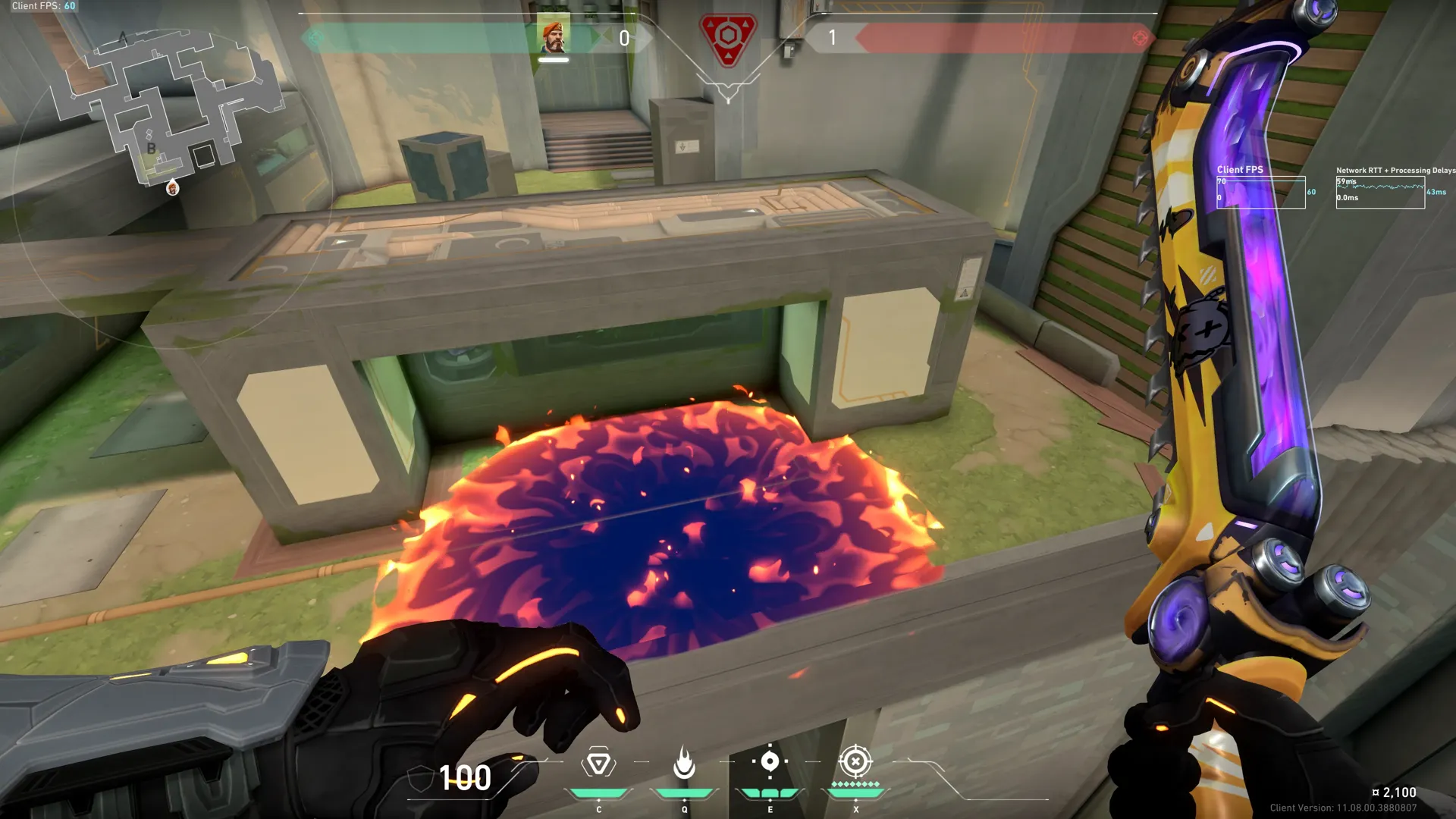 Brimstone Incendiary on Abyss Attack Site B — step 3 of 3: Result