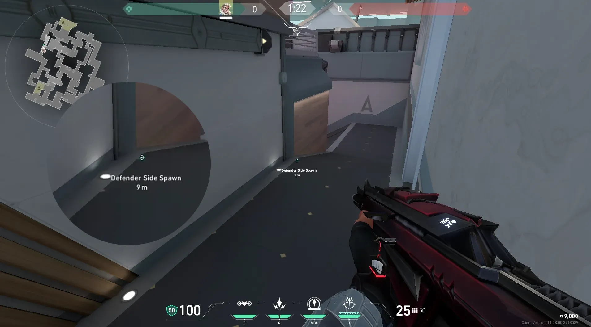 Defender Spawn to A Elbow #2 — Sova lineup on Split
