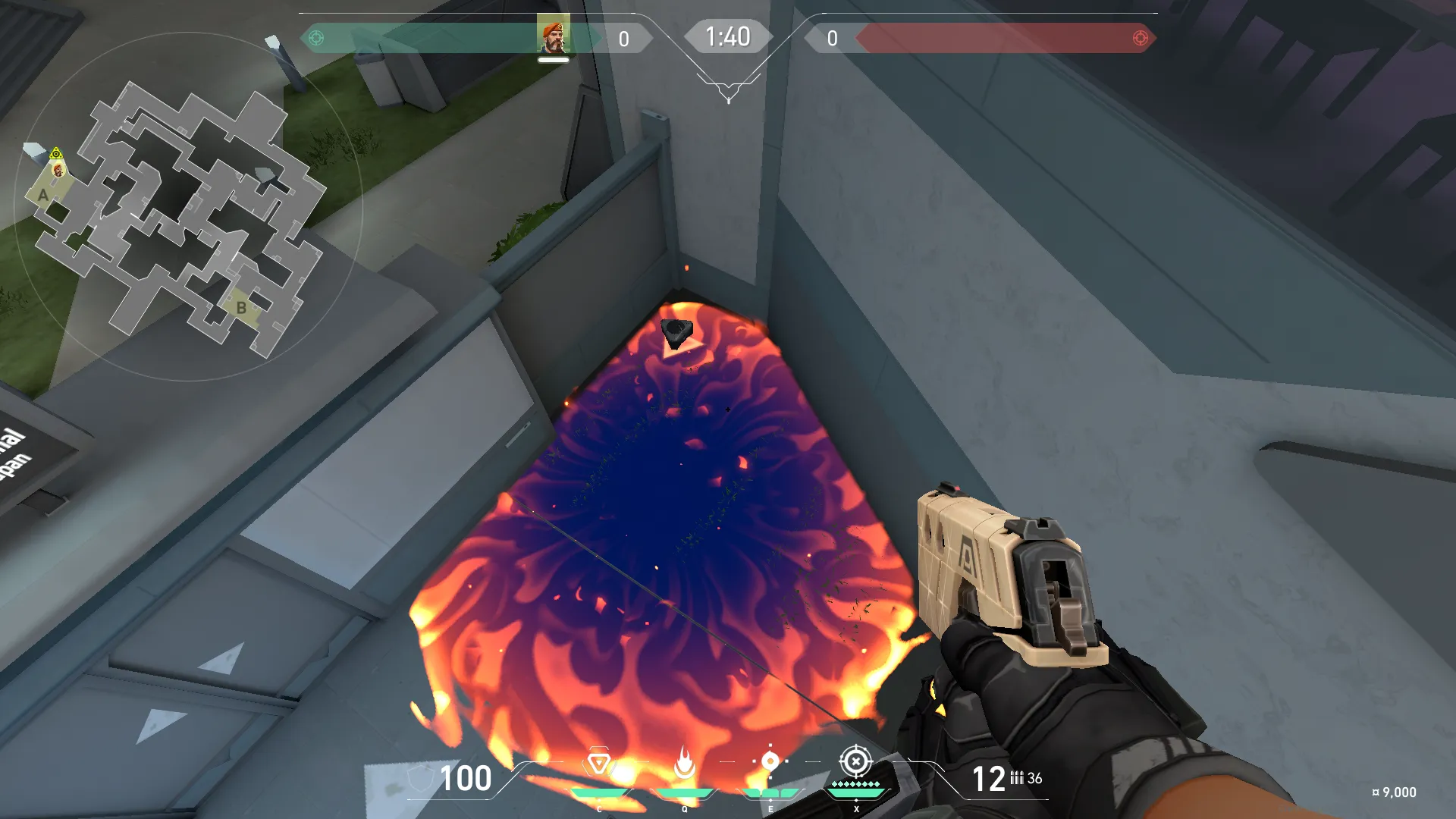 Brimstone Incendiary on Split Attack Site A — step 3 of 3: Result