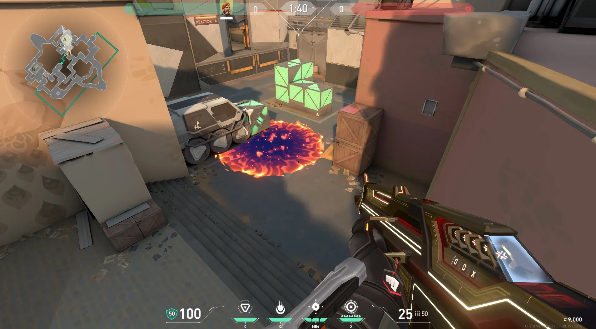 Brimstone Incendiary on Bind Defense Site A — step 5 of 5: Result
