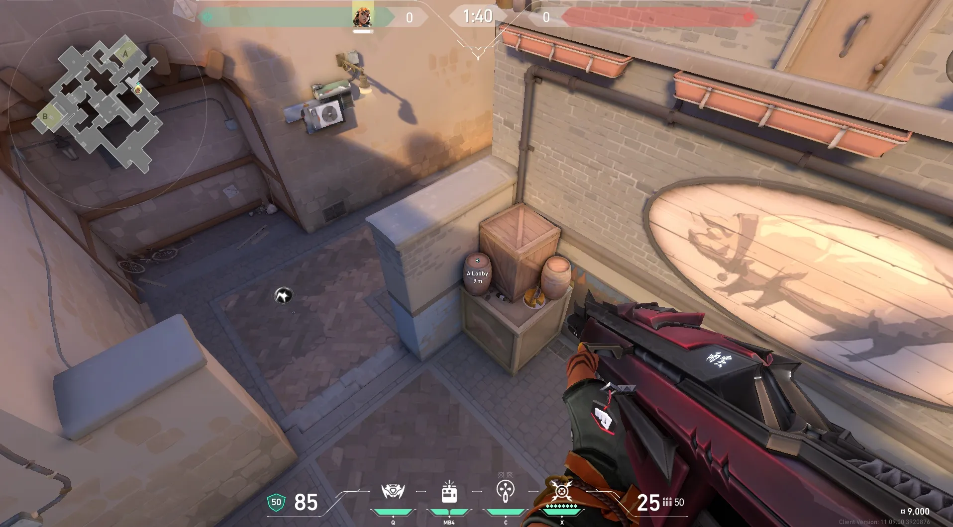 A Lobby to A Site (anti-cypher) — Raze lineup on Ascent