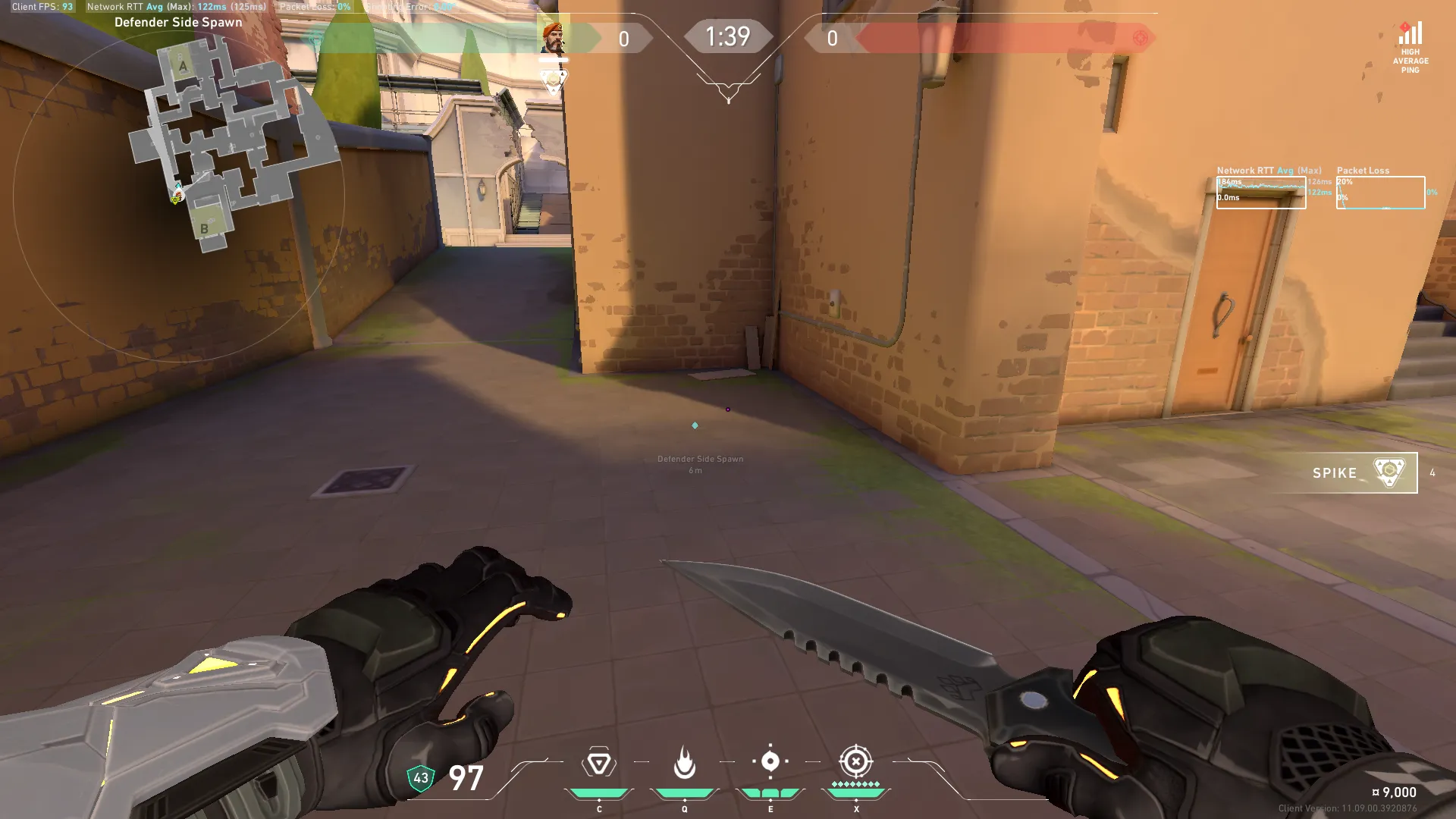 Brimstone Incendiary on Ascent Defense Site B — step 2 of 4: Aim — line up the shot