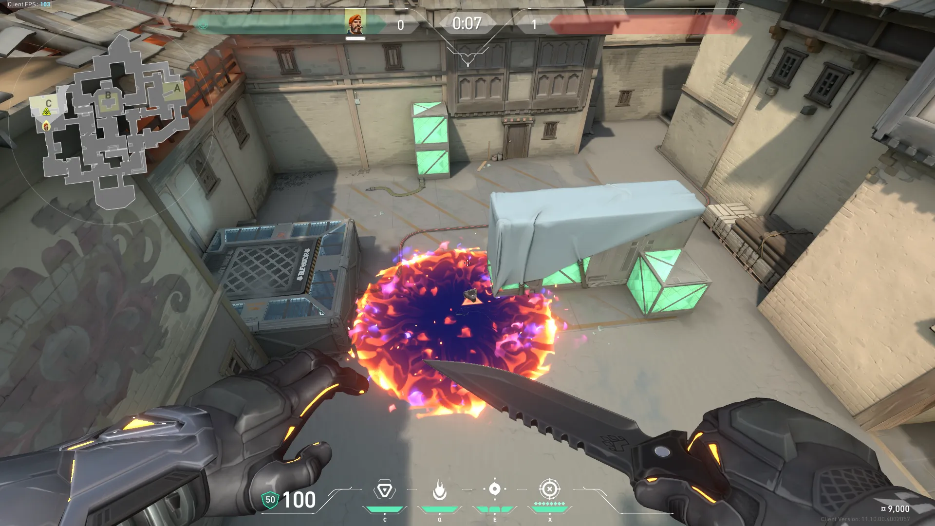 Brimstone Incendiary on Haven Attack Site C — step 3 of 3: Result