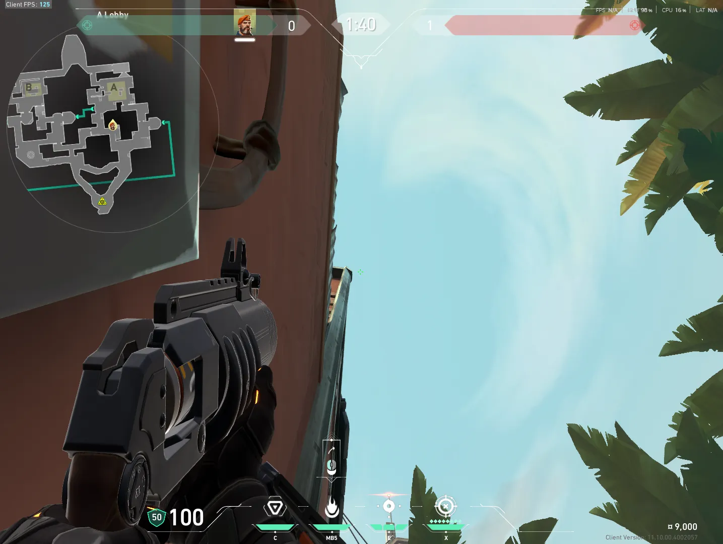 Brimstone Sky Smoke on Bind Attack Site A — step 2 of 3: Aim — line up the shot