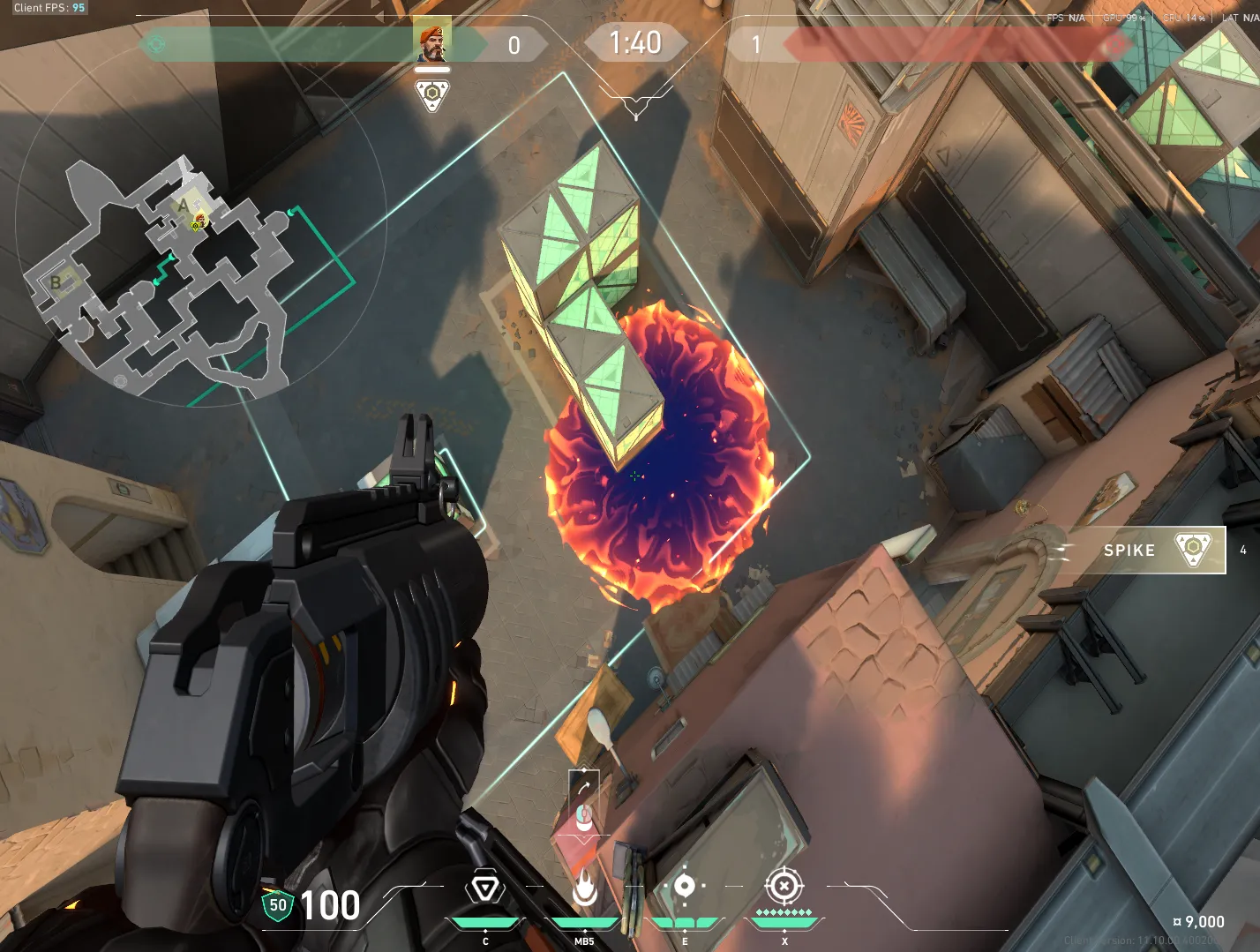 Brimstone Incendiary on Bind Attack Site A — step 3 of 3: Result