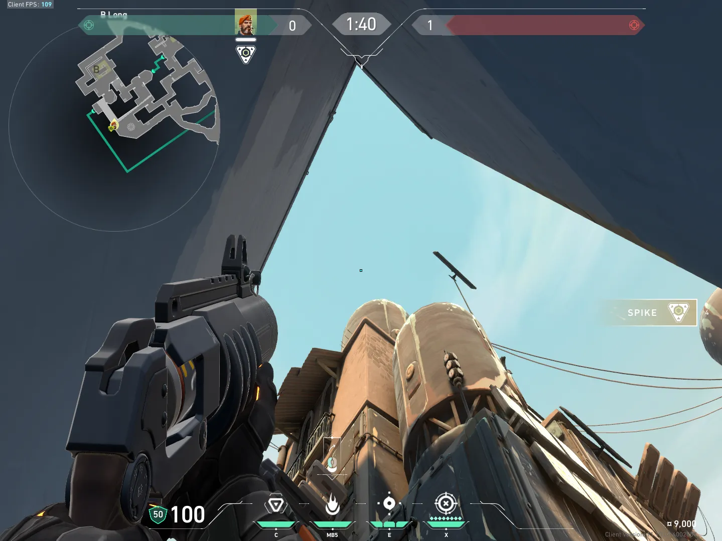 Brimstone Incendiary on Bind Attack Site B — step 4 of 6: Aim — line up the shot