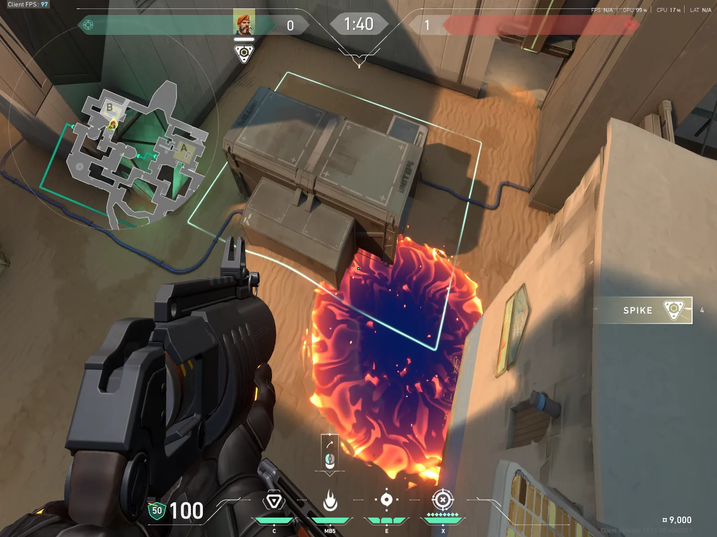Brimstone Incendiary on Bind Attack Site B — step 6 of 6: Result