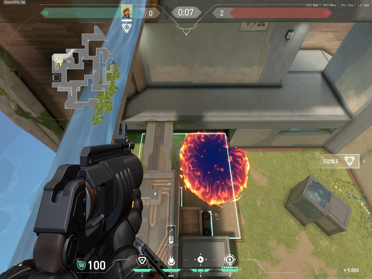 Brimstone Incendiary on Abyss Attack Site B — step 4 of 4: Result