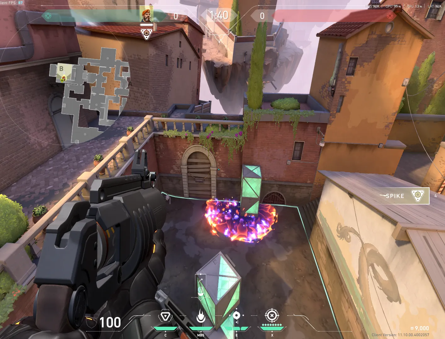 Brimstone Incendiary on Ascent Attack Site B — step 3 of 3: Result