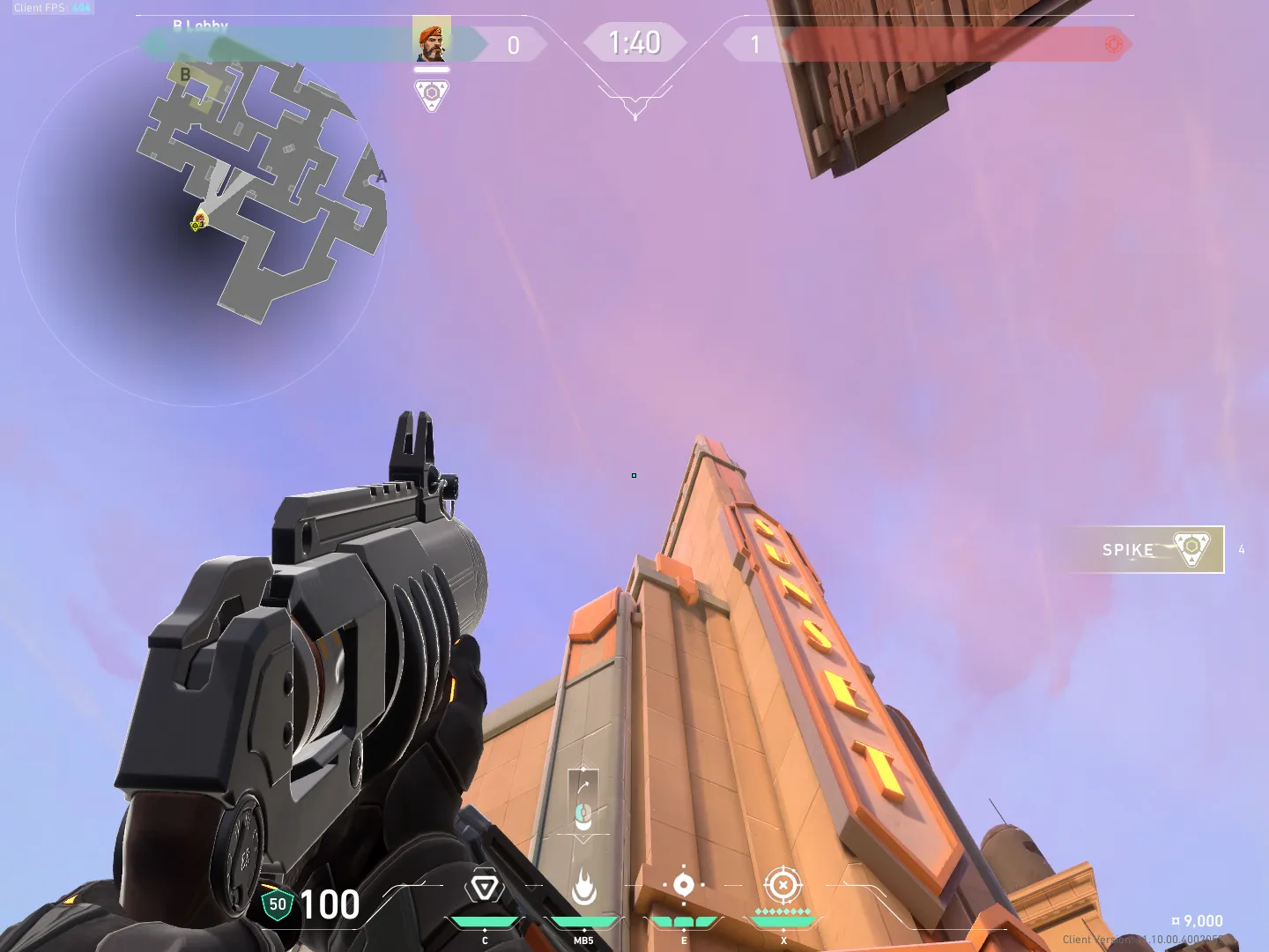 Brimstone Incendiary on Sunset Attack Site B — step 2 of 4: Aim — line up the shot