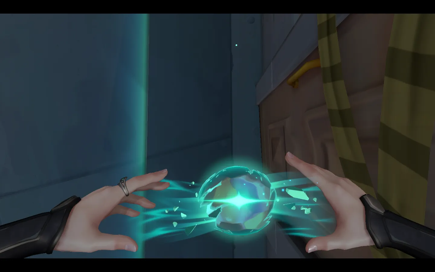 Sage Barrier Orb on Pearl Attack Mid — step 2 of 3: Aim — line up the shot