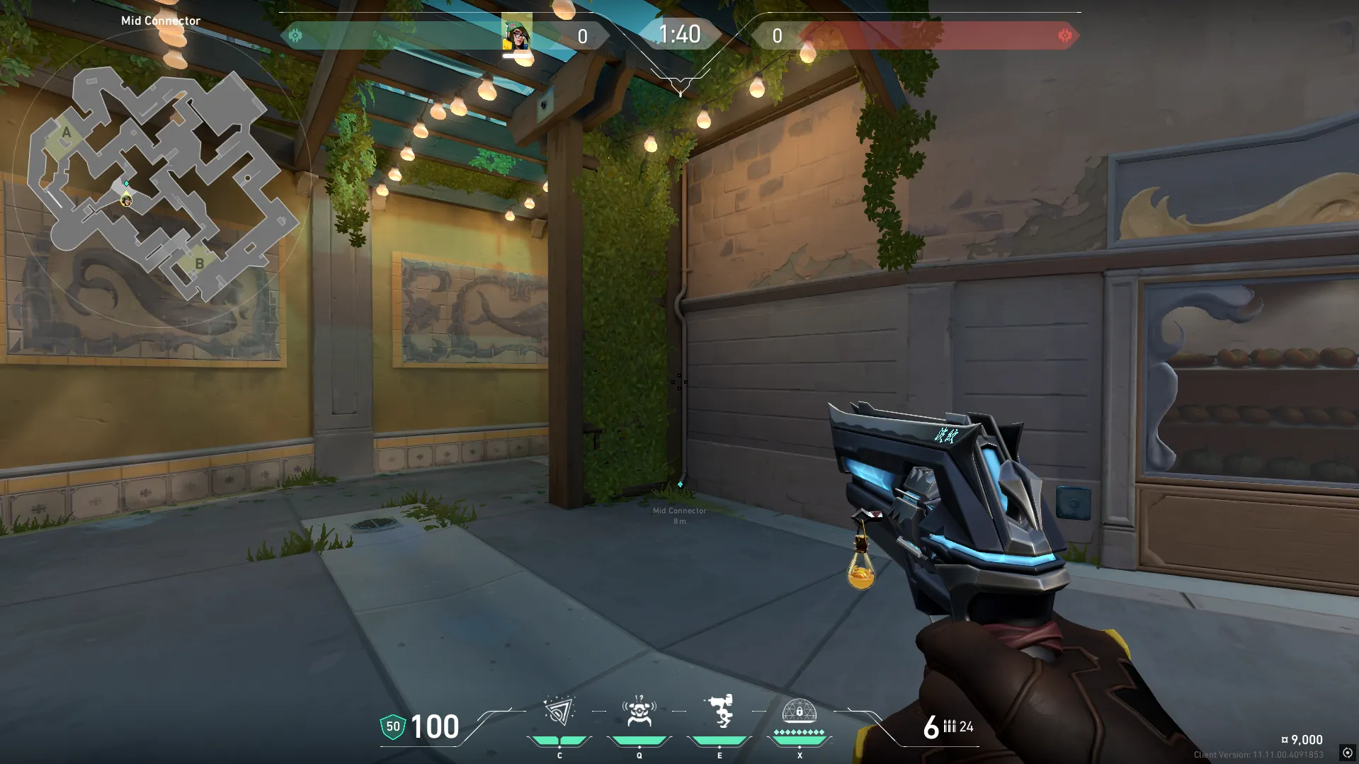 Crossmap Delay Plant on B Site — Killjoy lineup on Pearl